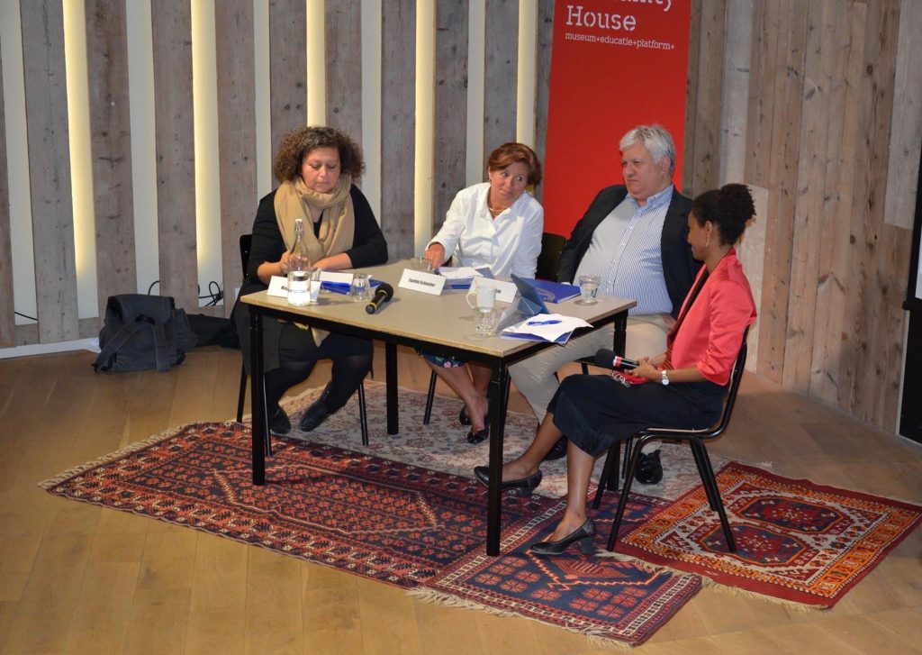 Dr Sada Mire chairing the Ministry of Foreign Affairs, The Netherlands, and Leiden LUCIS MENA meeting, May 2017, The Hague