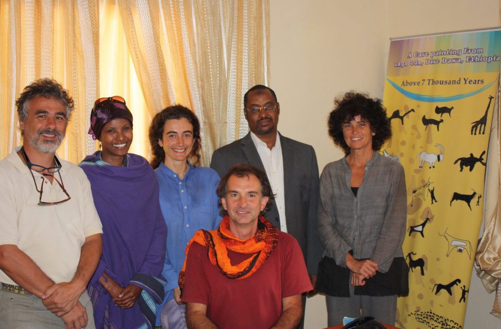 Dr Sada Mire receives a European Commission delegation at her office in Hargeisa to promote Somaliland tourism, September, 2011
