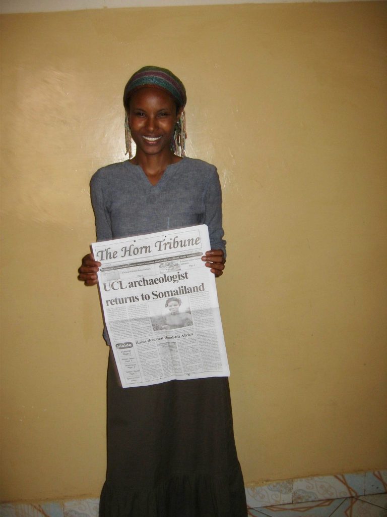 Sada Mire discovers Somaliland's Horn Tribune picked up on UCL news, September, 2007
